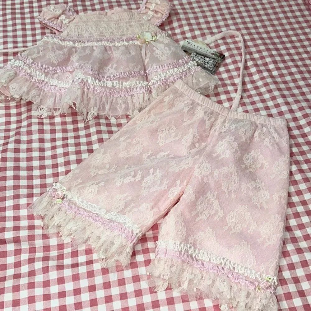 Baby biscotti tulle rosette outfit 24m